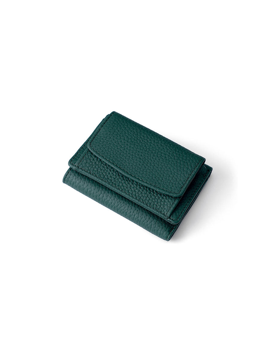 Genuine Leather Mini Wallet RFID 18