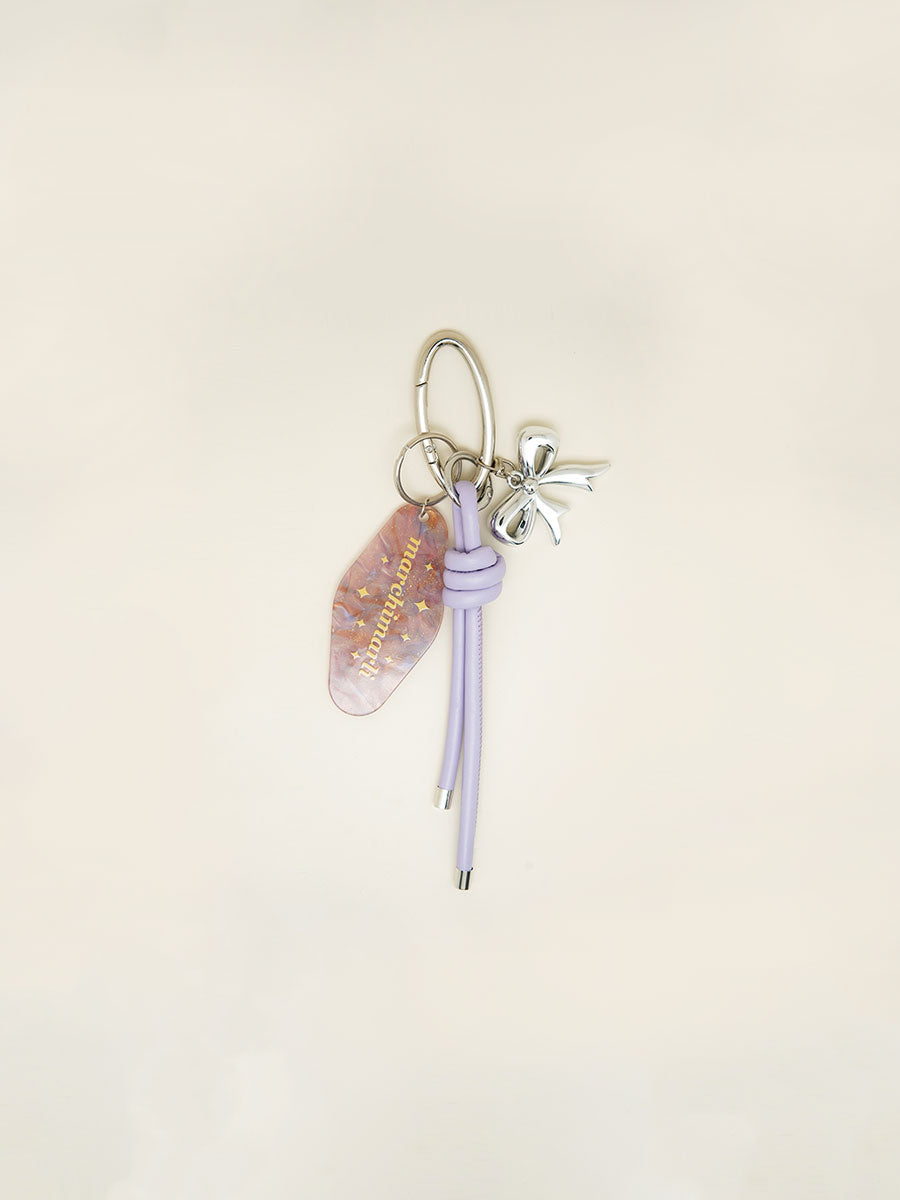 Heart Charm Acrylic Keychain
