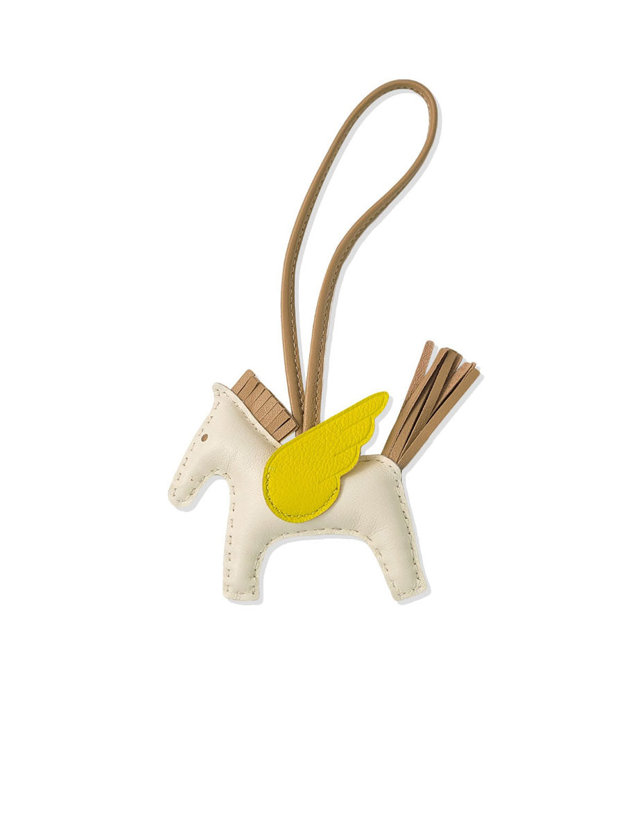 Luxury Leather Pegasus Bag Charm