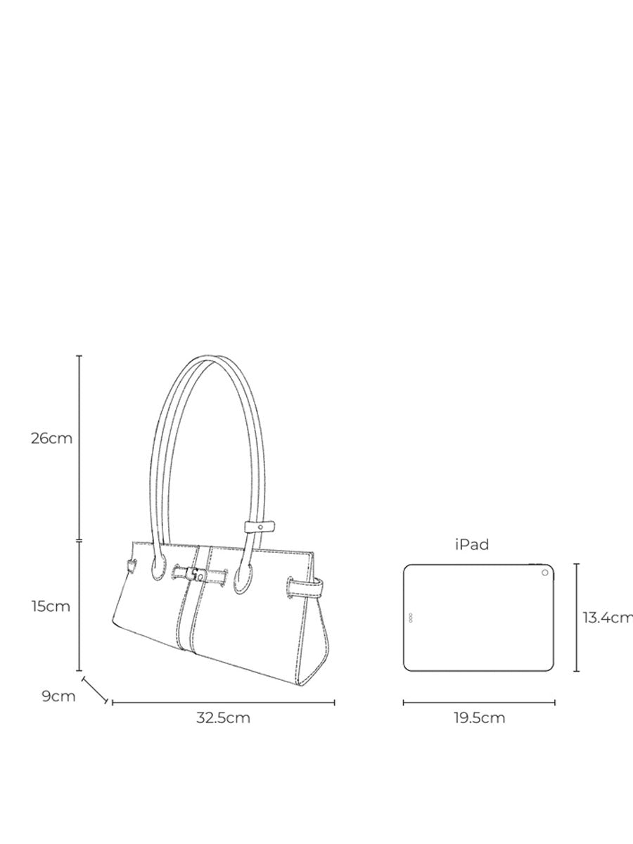 Minimalist Designer Genuine Leather Shoulder Bag Yellow