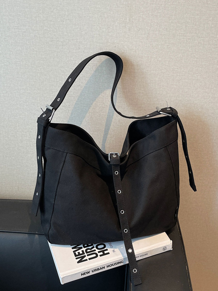 Vintage Canvas Tote Bag White