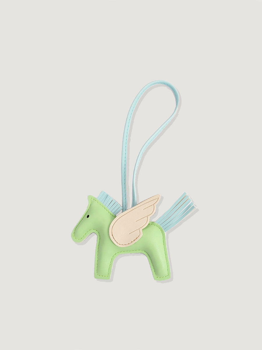 Luxury Leather Pony Bag Charm