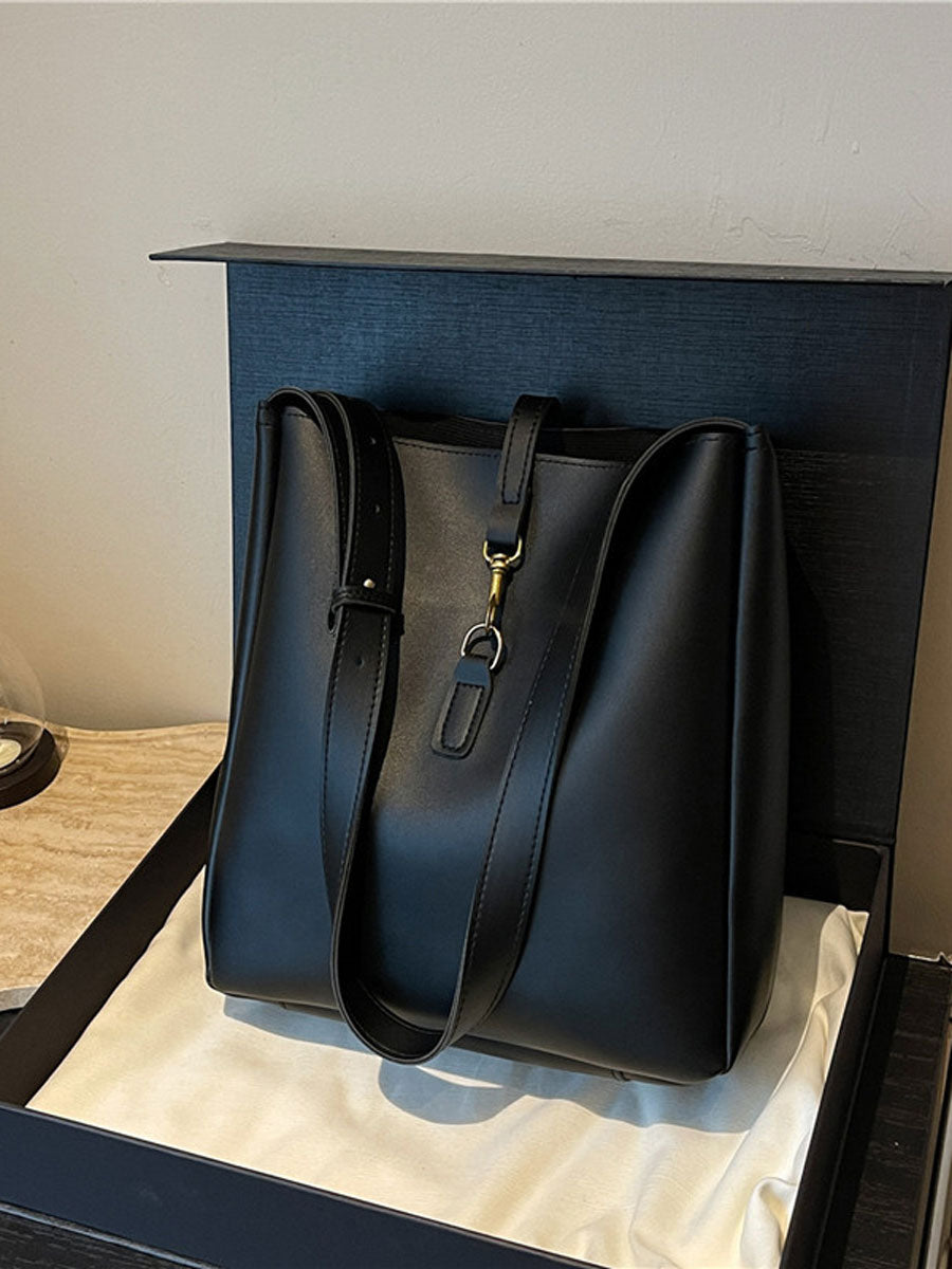Trendy Bucket Bag Black