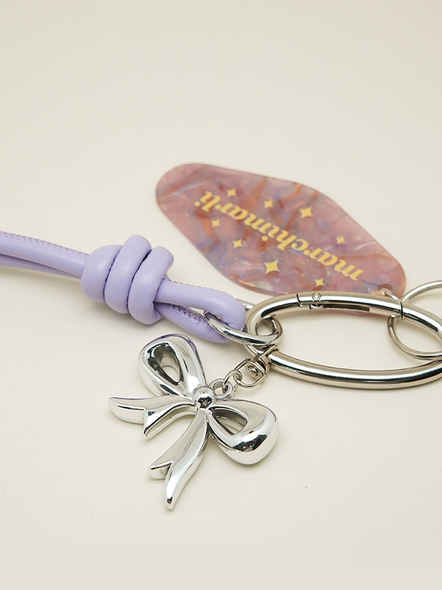 Heart Charm Acrylic Keychain