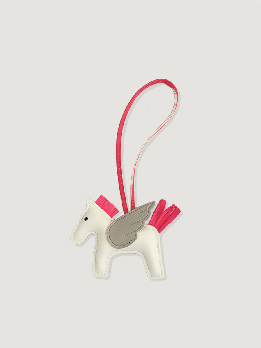 Luxury Leather Pony Bag Charm