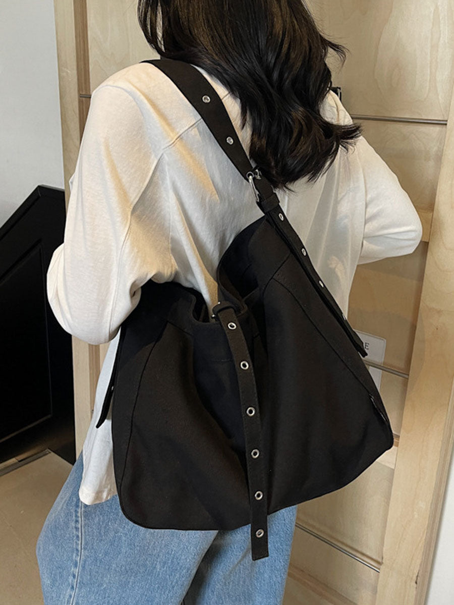 Vintage Canvas Tote Bag White
