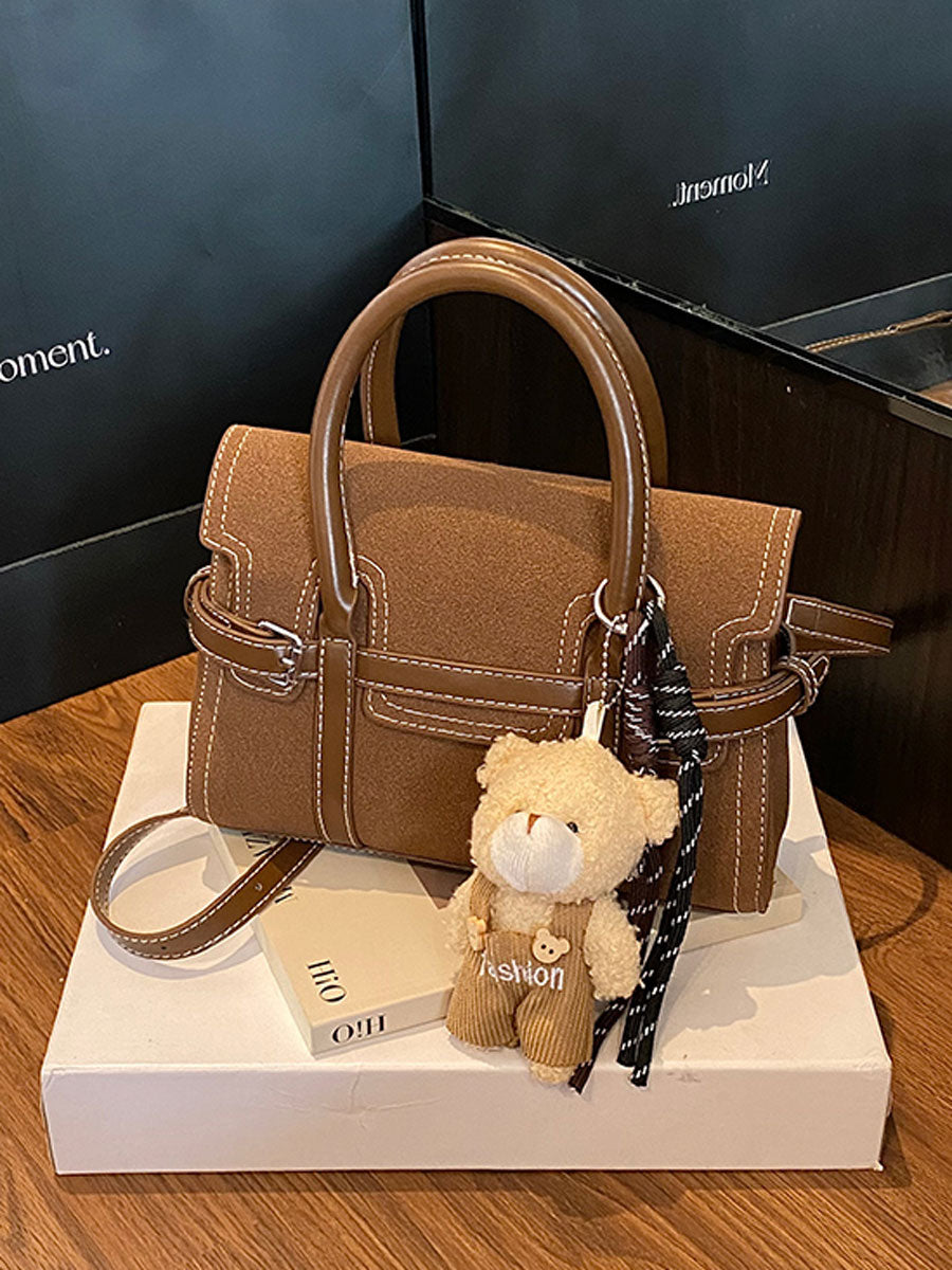 Autumn Style Print Small Crossbody Bag Blue