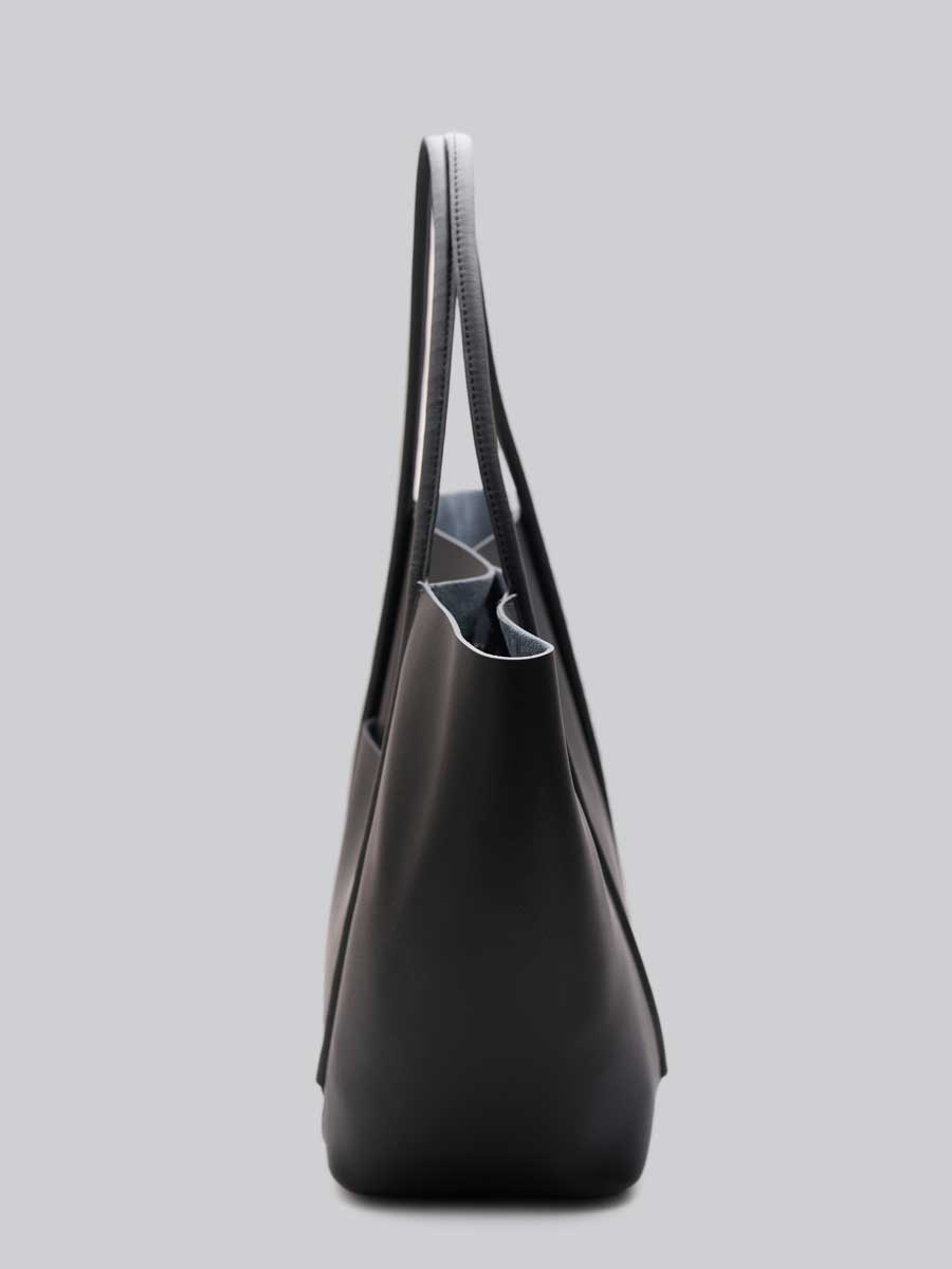 Oversize Genuine Leather Tote Shoulder Bags Soft Brown