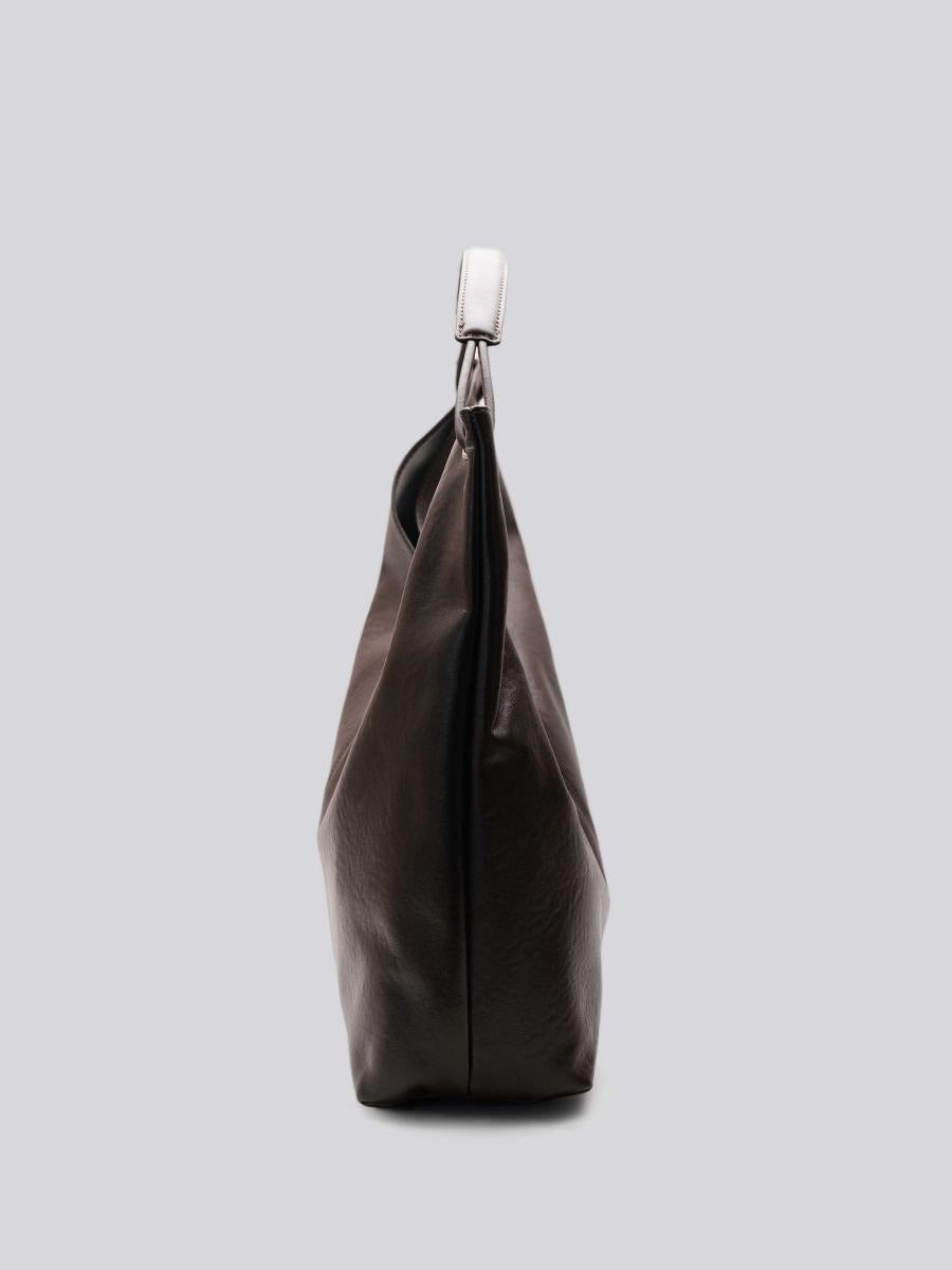 Real Leather Shoulder Hobo Bags Bronze