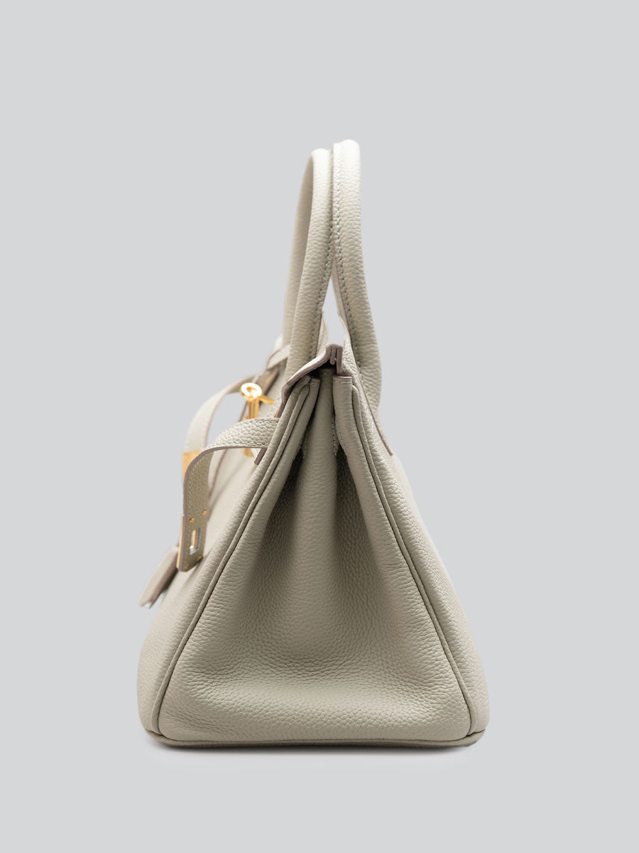 Real Leather Top Handle Satchel Handbag Crossbody Bag Khaki