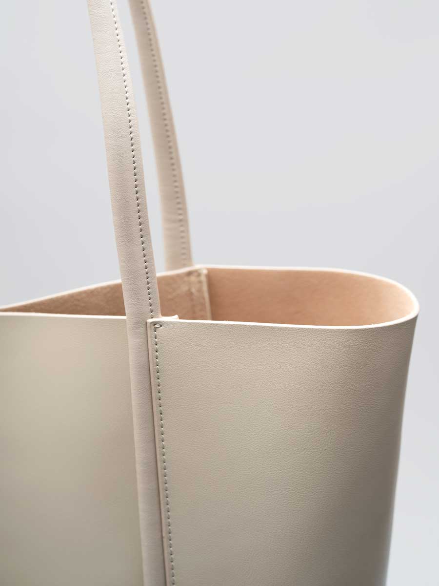 Oversize Genuine Leather Tote Shoulder Bags Soft Brown