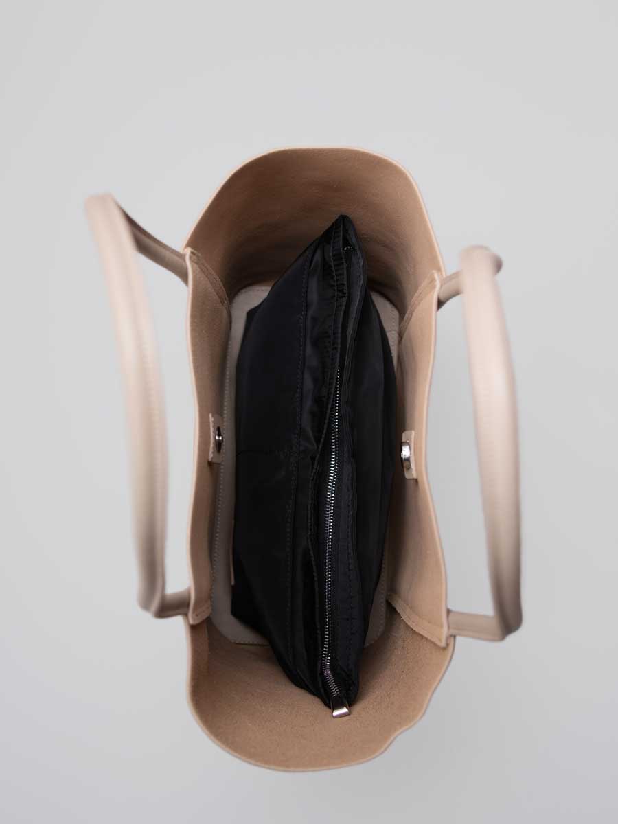 Oversize Genuine Leather Tote Shoulder Bags Soft Brown